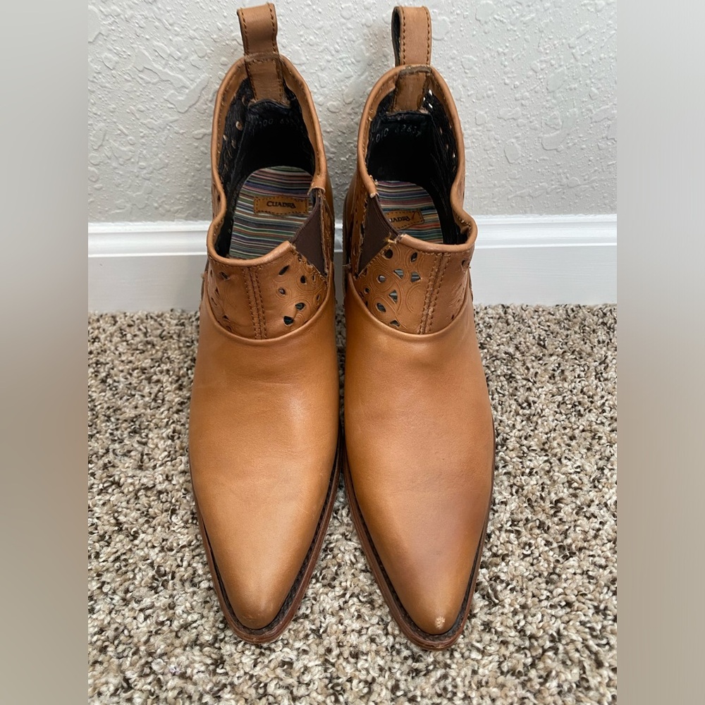 Cuadra Genuine Leather Ankle Boots